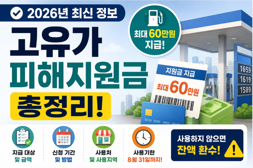 고유가 피해지원금
신청방법 및 총정리!